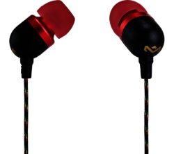 HOUSE OF MARLEY  Smile Jamaica V2 Headphones - Red & Black